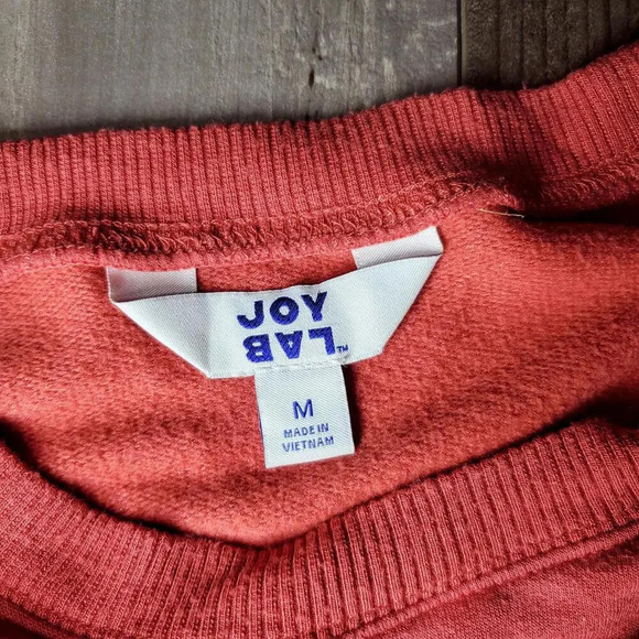 JoyLab Melon Pink Pullover Crewneck Sweatshirt Women's Size Medium - Picture 2 of 15